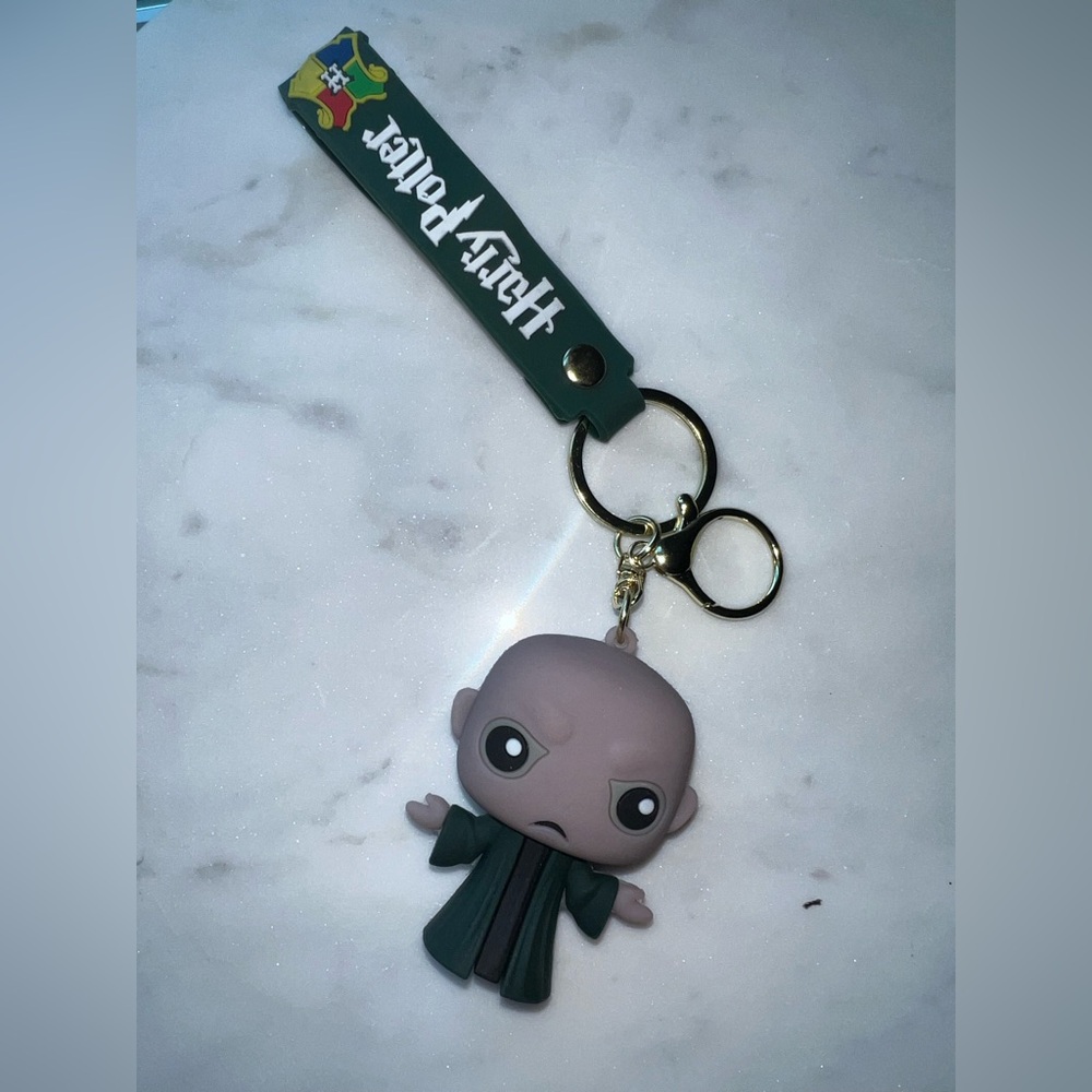 Dark Green Harry Potter Keychain